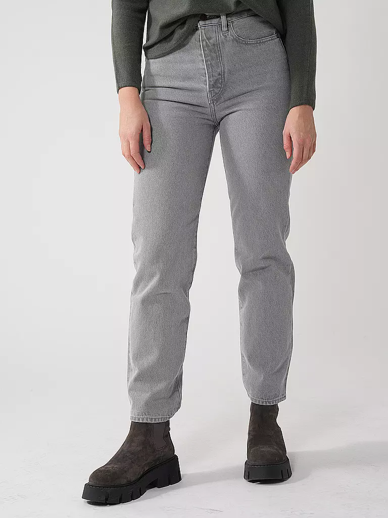 ARMEDANGELS | High Waist Jeans Regular Fit AAIKALA | hellgrau
