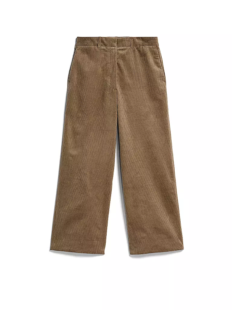 ARMEDANGELS | Hose Wide Leg JAALMA CORDUROY 7/8 | camel