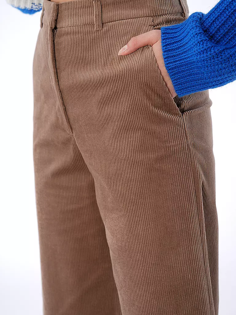 ARMEDANGELS | Hose Wide Leg JAALMA CORDUROY 7/8 | schwarz