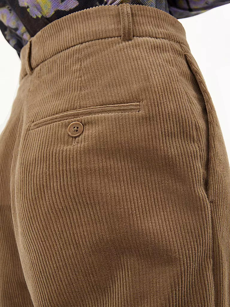 ARMEDANGELS | Hose Wide Leg JAALMA CORDUROY 7/8 | schwarz