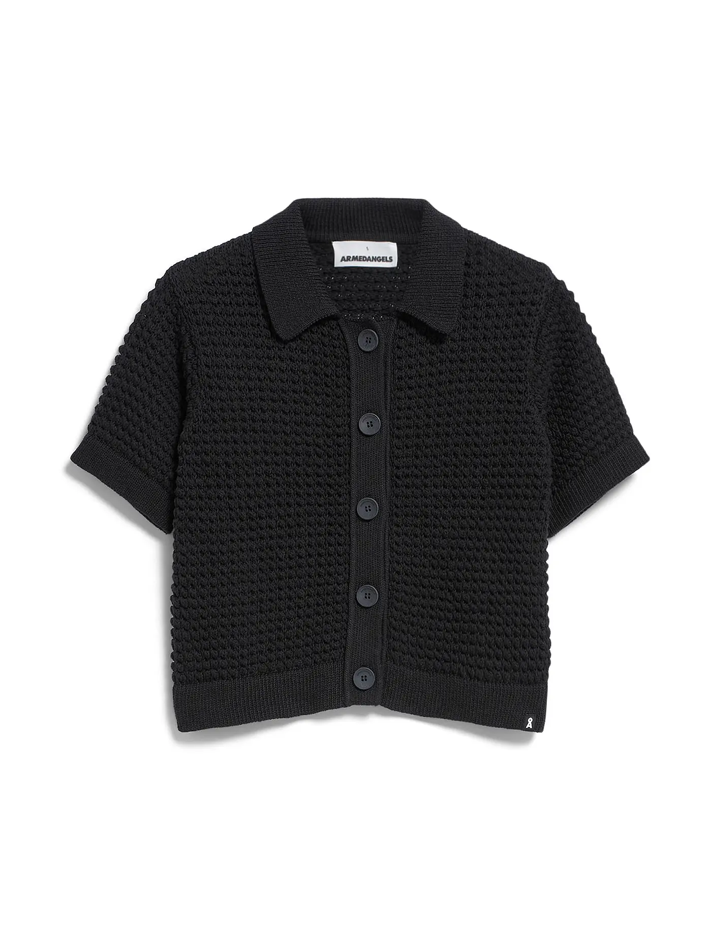 ARMEDANGELS | Jäckchen PASCIAAS CROCHET | schwarz