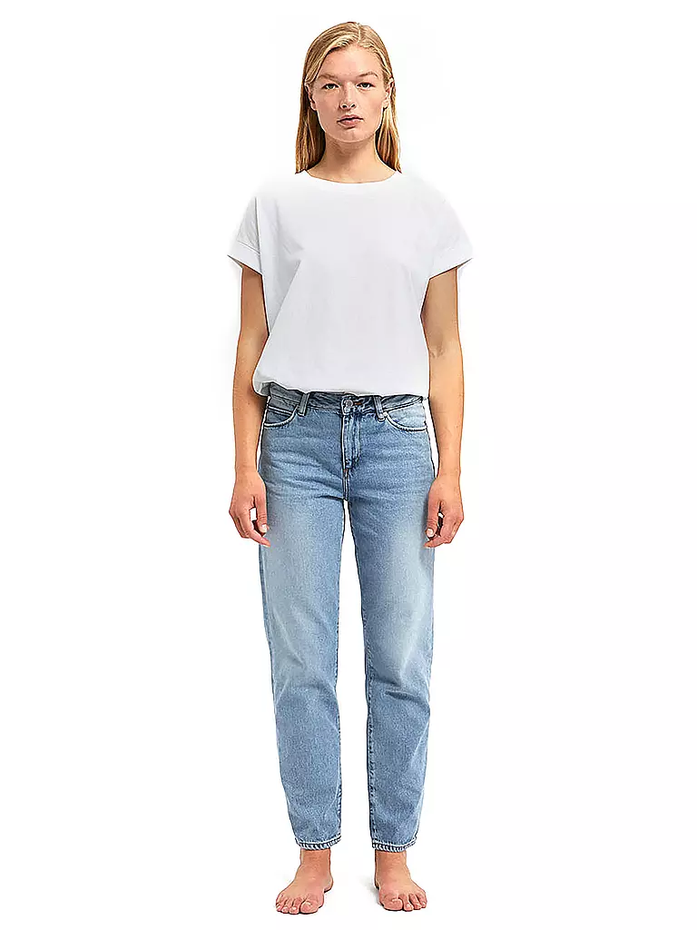 ARMEDANGELS | Jeans Straight Fit " Fjellaa " 7/8 | blau