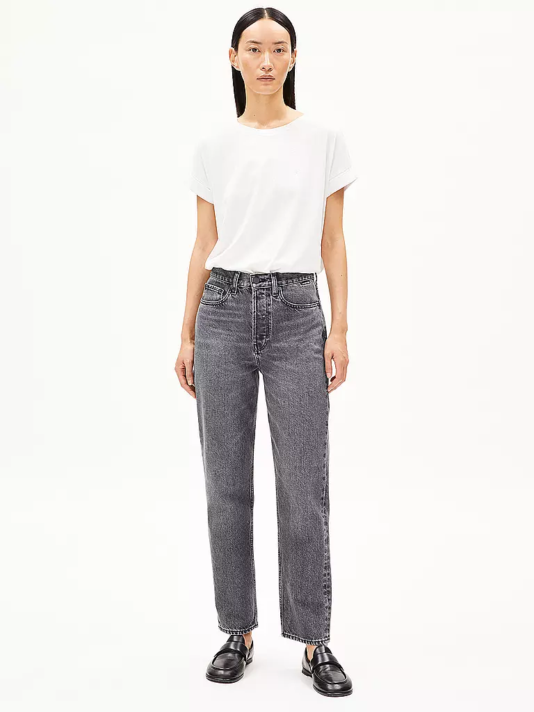 ARMEDANGELS | Jeans Straight Fit AAIKALA  | schwarz
