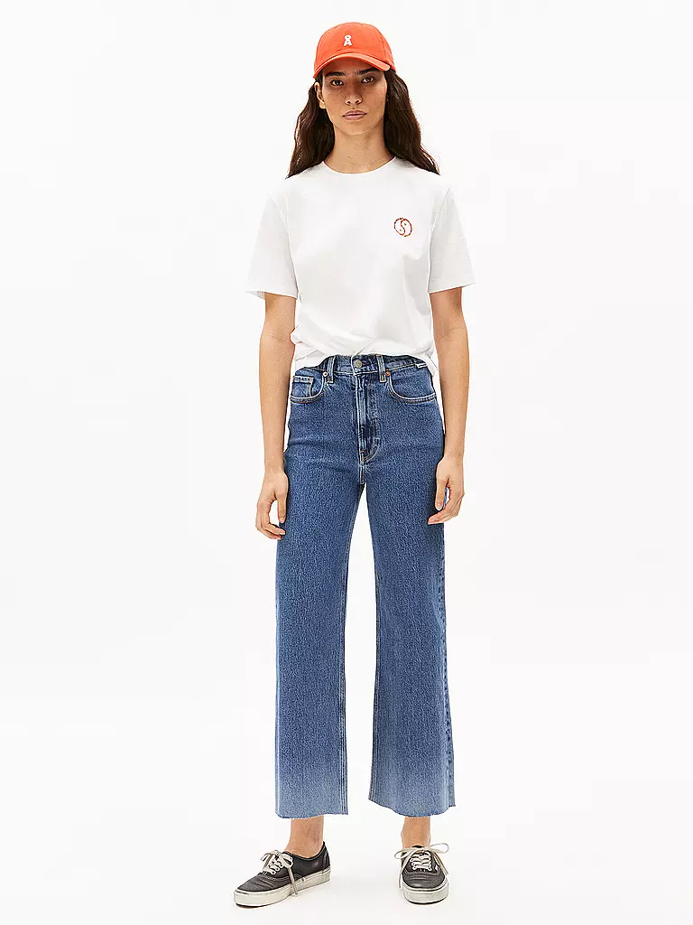 ARMEDANGELS | Jeans Wide Leg 7/8 MURLIAA CROPPED | blau