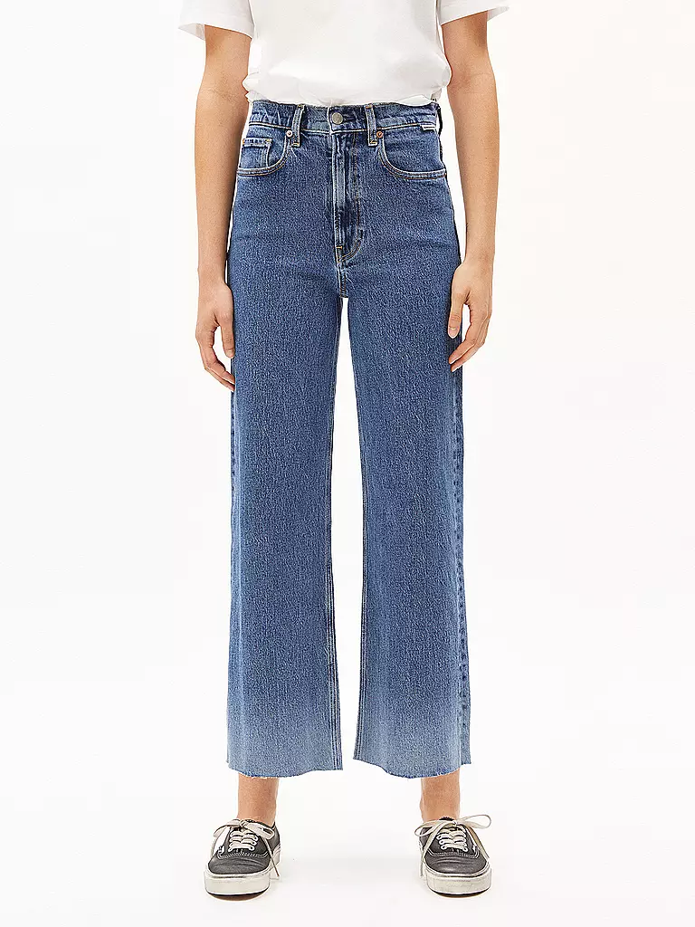 ARMEDANGELS | Jeans Wide Leg 7/8 MURLIAA CROPPED | blau