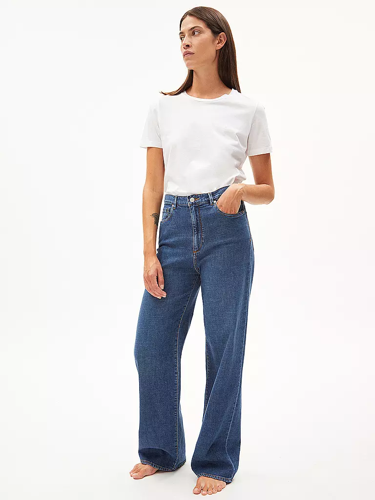 ARMEDANGELS | Jeans Wide Leg ENIJAA HEMP | blau