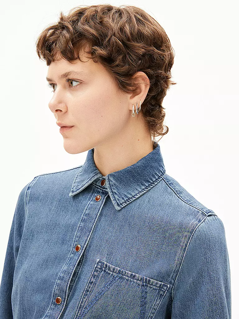 ARMEDANGELS | Jeansbluse AURELAA | blau