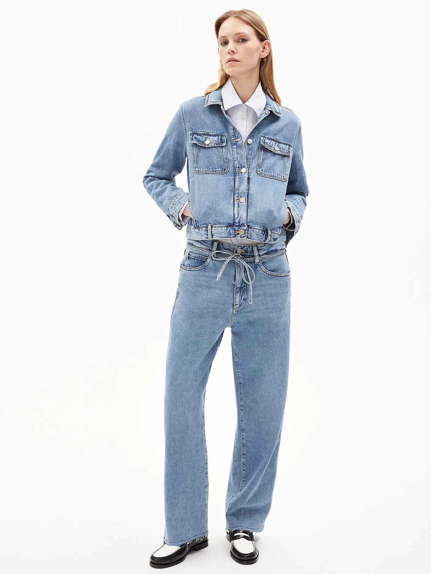 ARMEDANGELS | Jeansjacke BLUSONAA  | hellblau