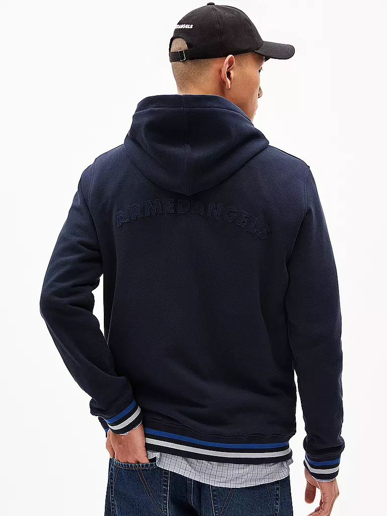 ARMEDANGELS | Kapuzensweater - Hoodie NAAVO AW COLLEGE | blau