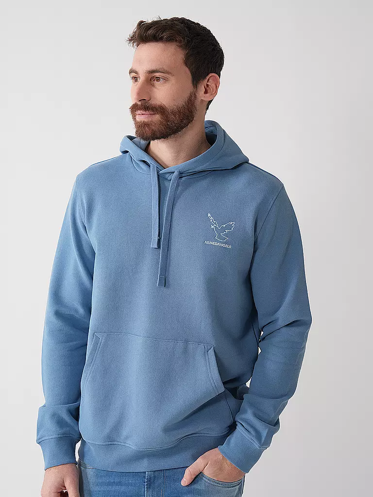 ARMEDANGELS | Kapuzensweater - Hoodie PAARLO  | hellblau