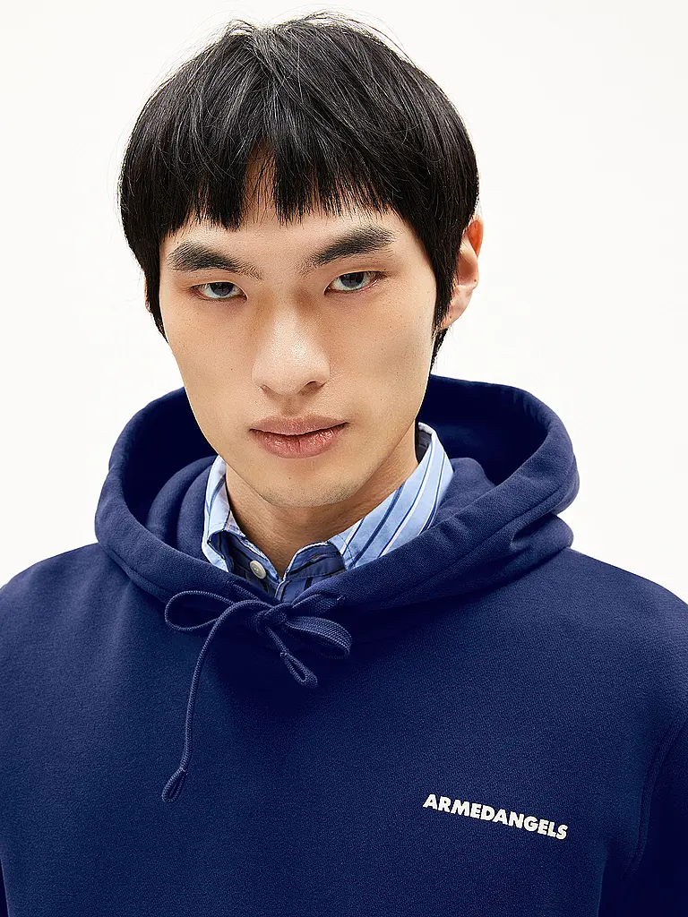 ARMEDANGELS | Kapuzensweater - Hoodie PAARLO | dunkelblau