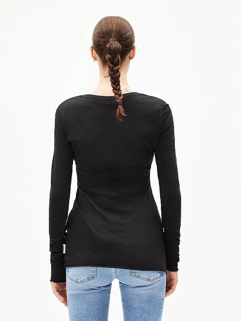 ARMEDANGELS | Langarmshirt EINIAARA | schwarz