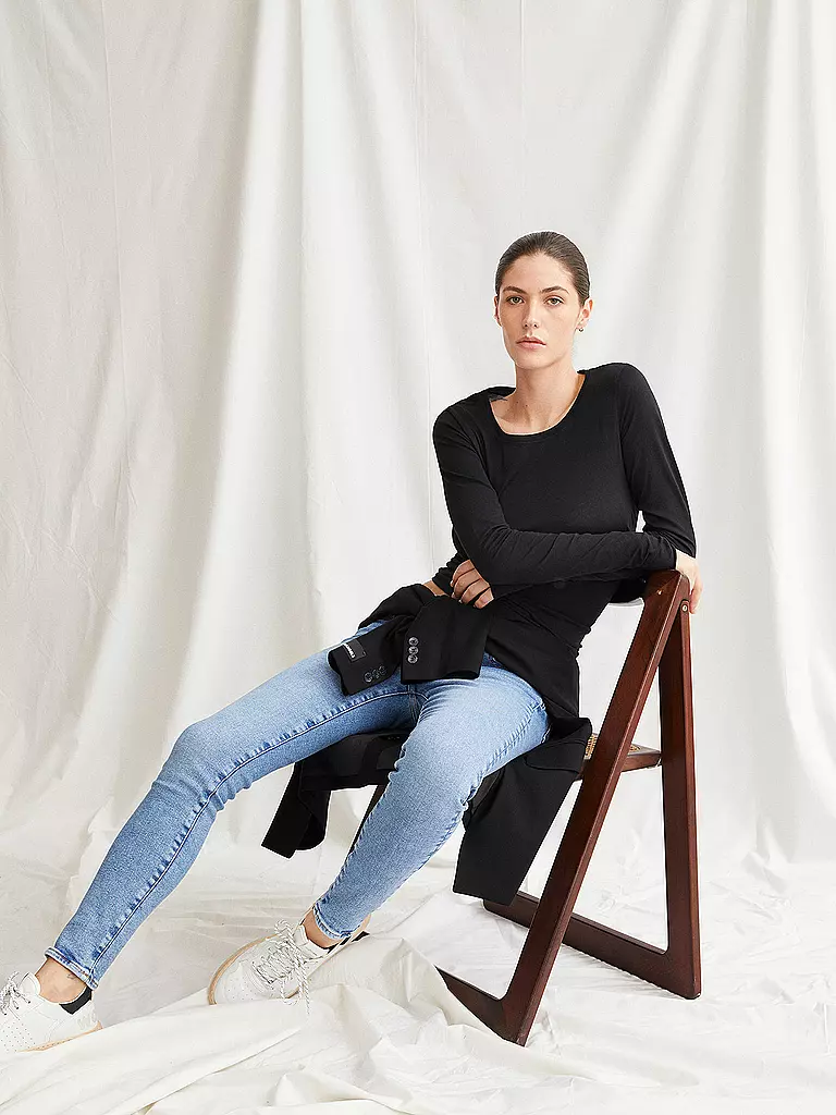 ARMEDANGELS | Langarmshirt EINIAARA | schwarz