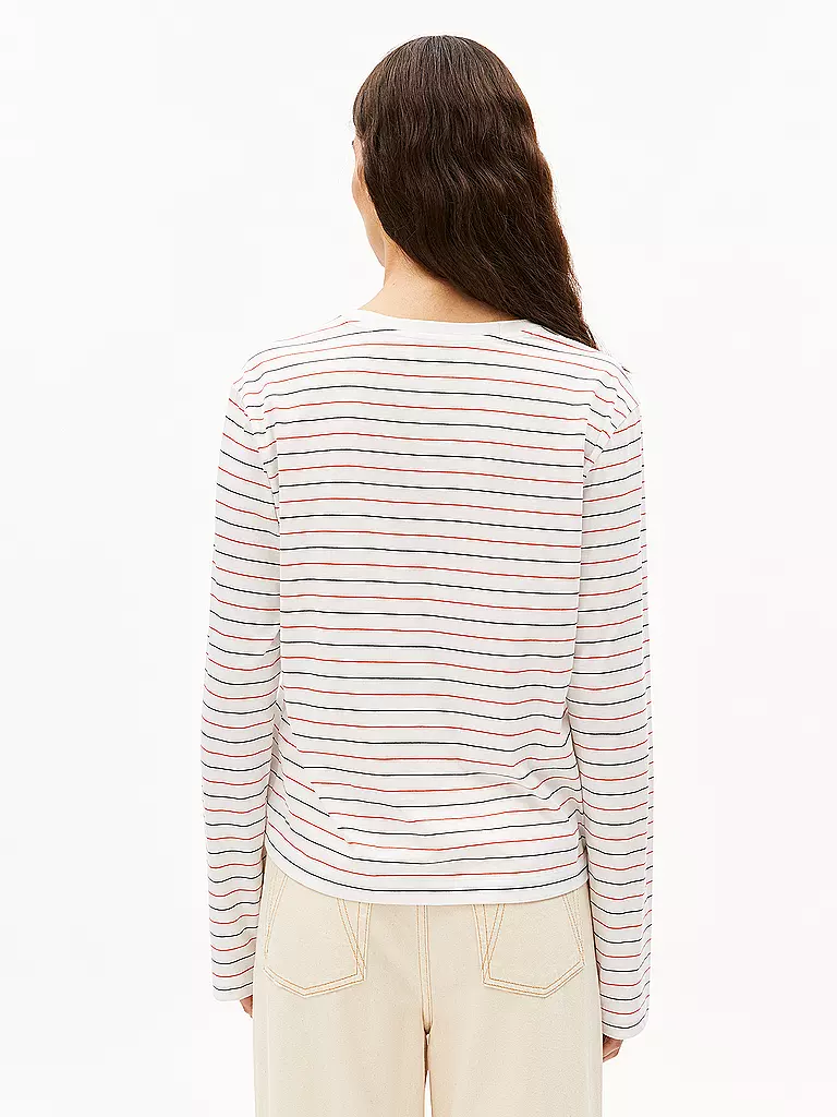 ARMEDANGELS | Langarmshirt FRIJAA FRENCH | weiss