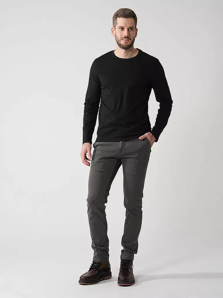 ARMEDANGELS | Langarmshirt JAAMES  | schwarz