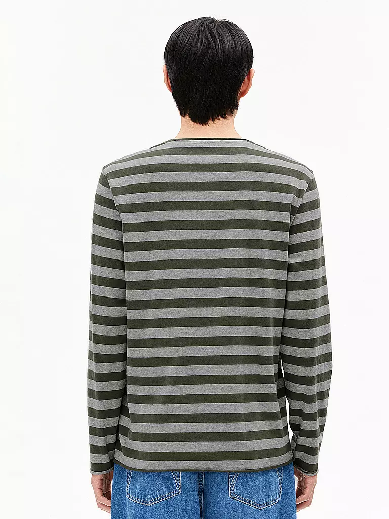 ARMEDANGELS | Langarmshirt MAARKOS  | olive