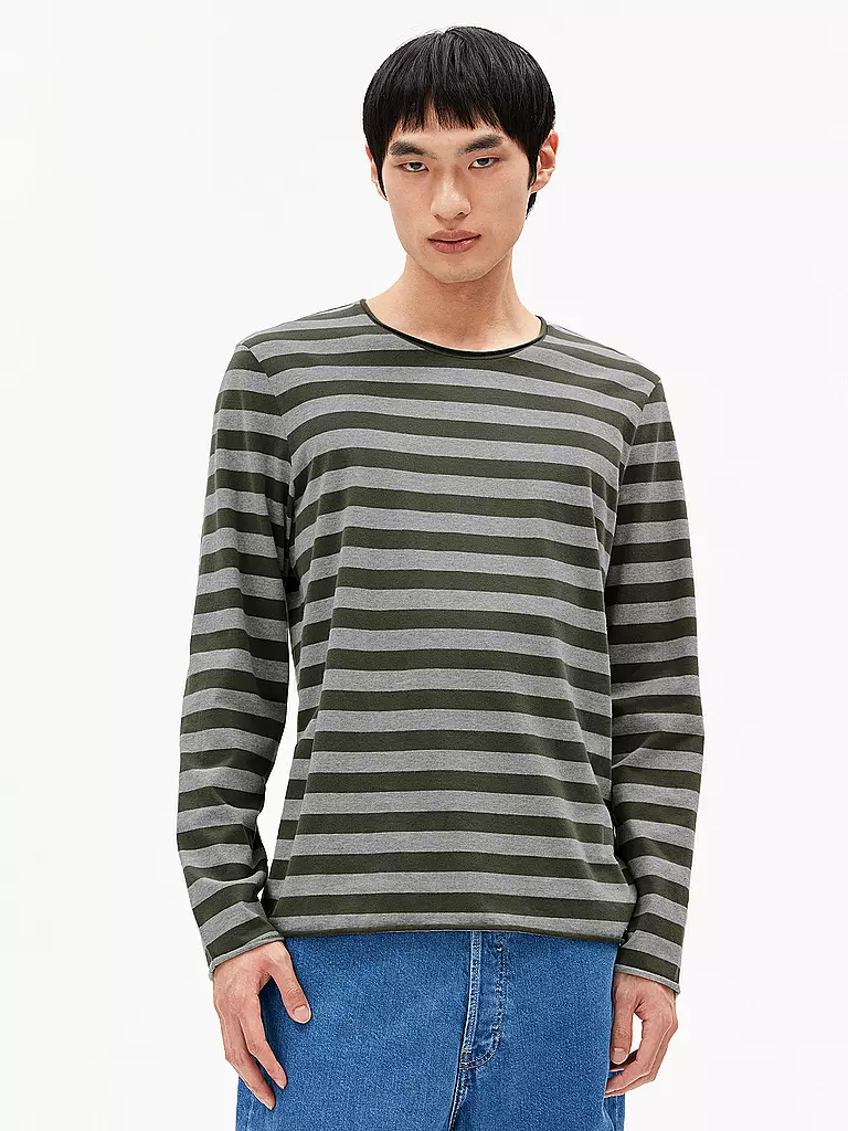 ARMEDANGELS | Langarmshirt MAARKOS  | olive