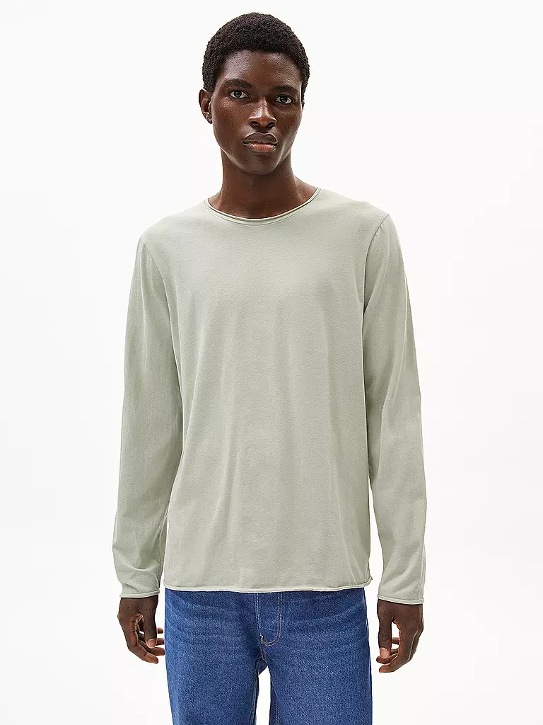 ARMEDANGELS | Langarmshirt MAARKOS | hellgrün
