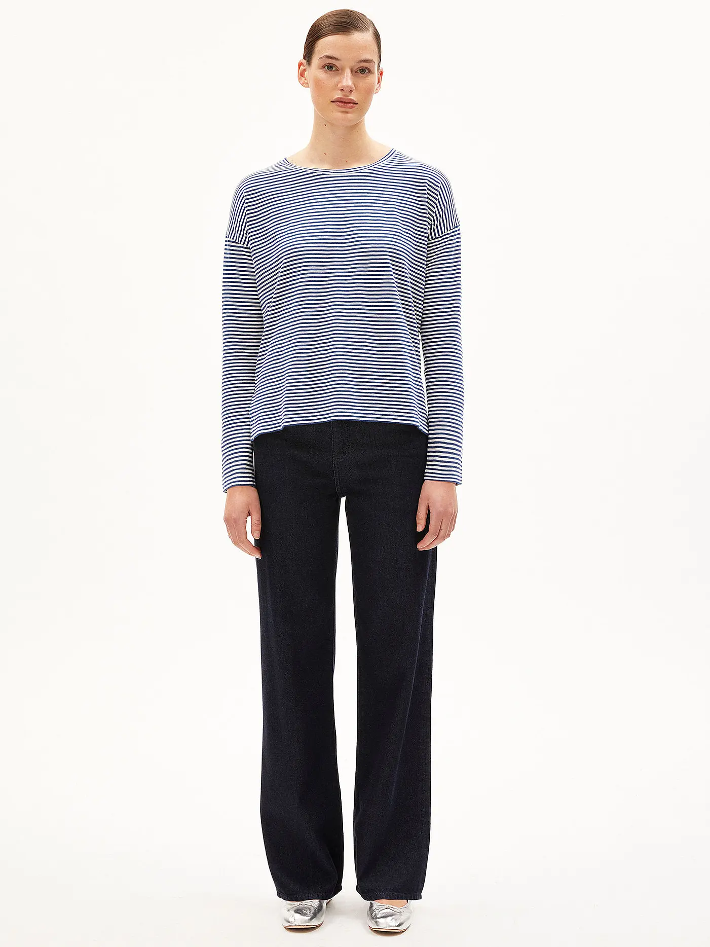 ARMEDANGELS | Langarmshirt XIANAA | blau