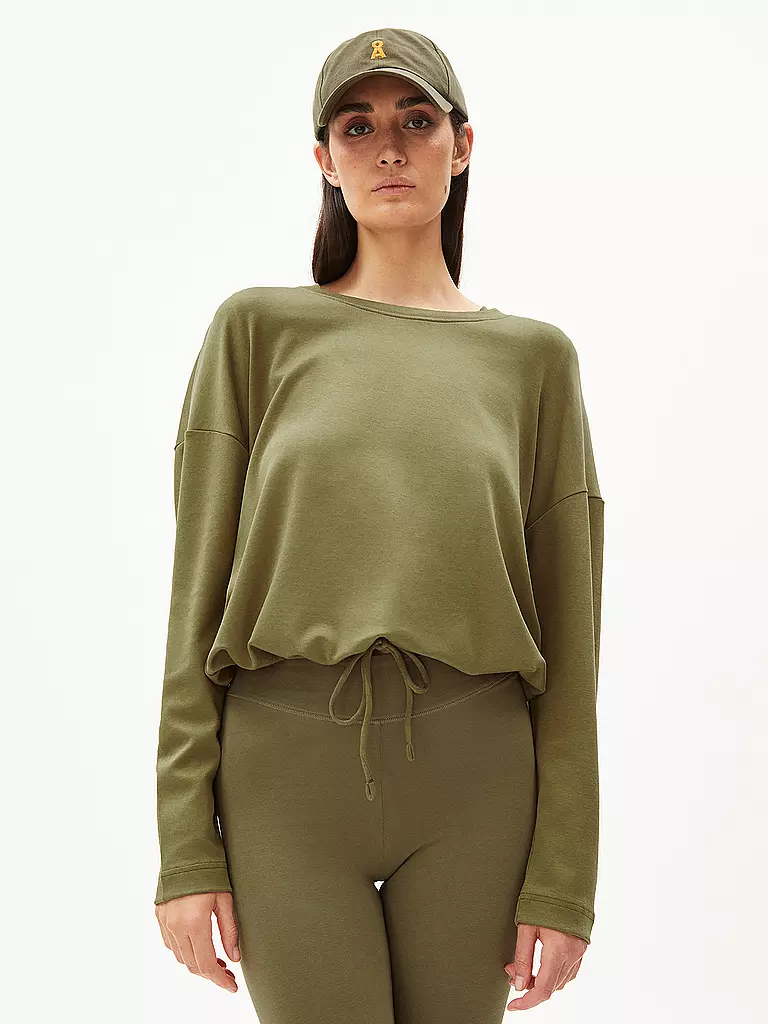 ARMEDANGELS | Loungewear Sweater MAILAA | olive