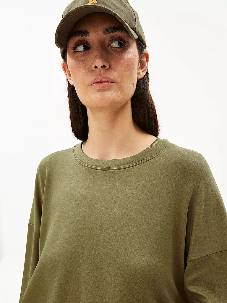 ARMEDANGELS | Loungewear Sweater MAILAA | olive