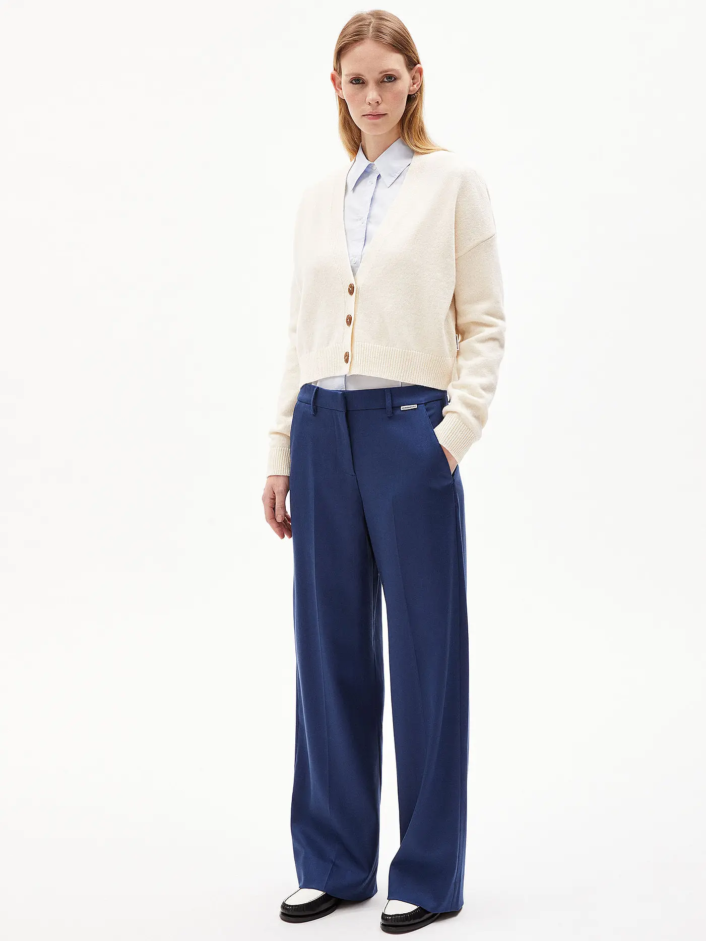 ARMEDANGELS | Marlenehose LEANDRAA | blau