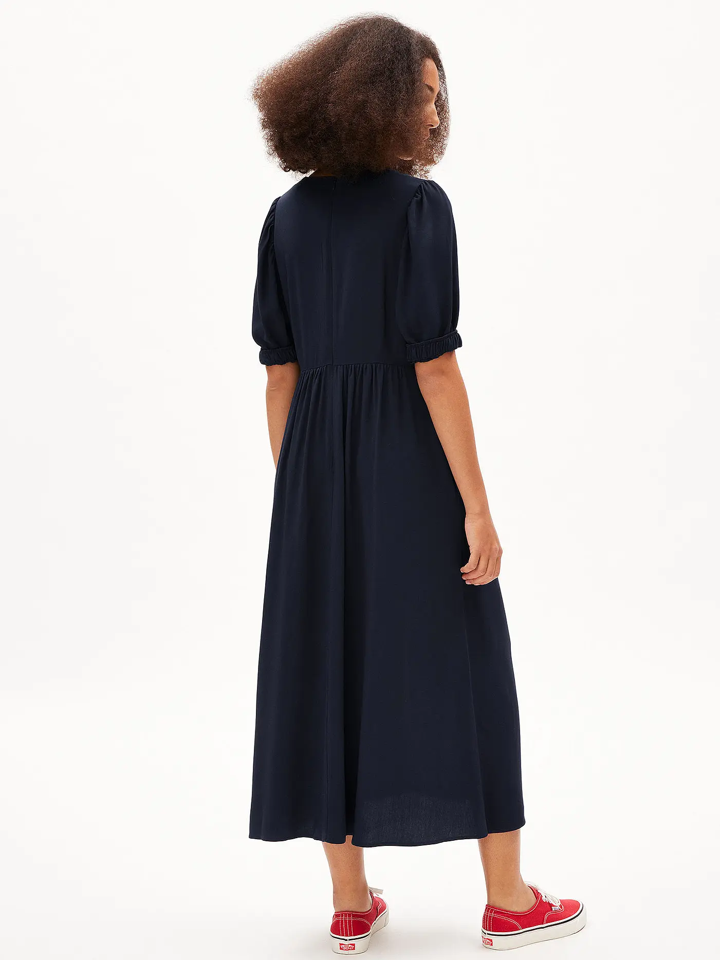 ARMEDANGELS | Midikleid DIALAA | dunkelblau