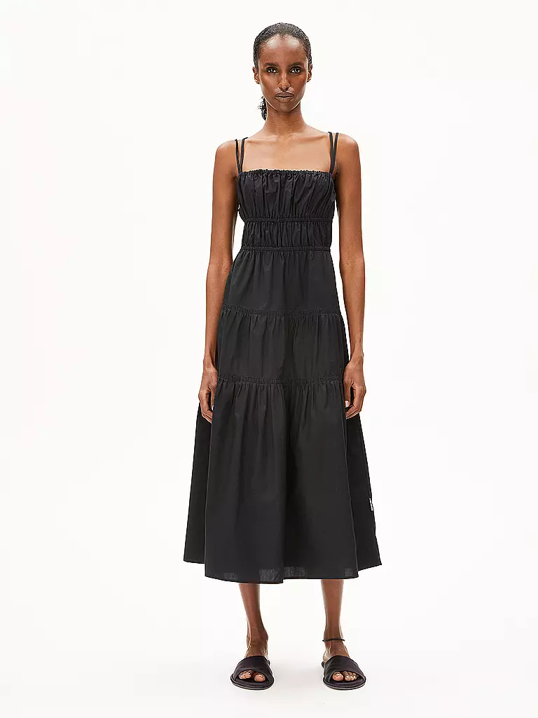 ARMEDANGELS | Midikleid HETMALAA | schwarz