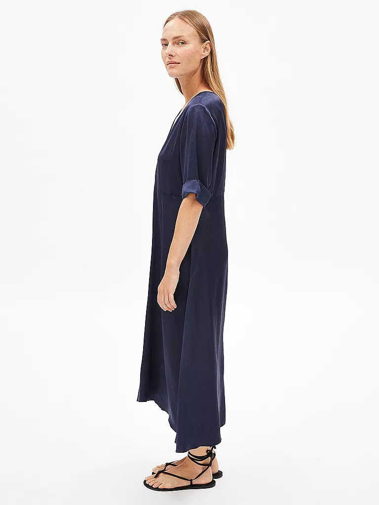 ARMEDANGELS | Midikleid VAALI | dunkelblau