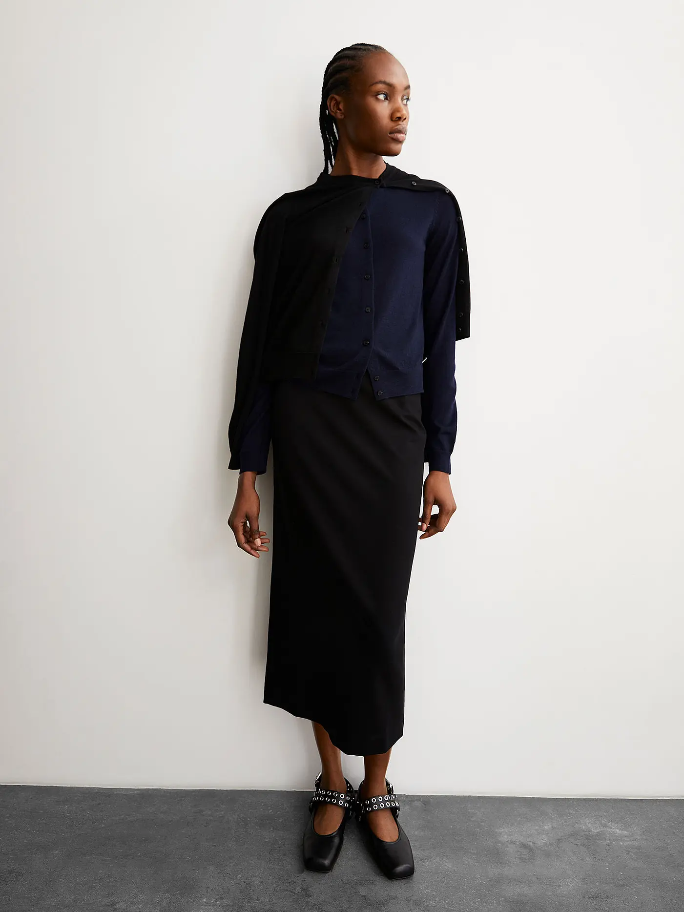 ARMEDANGELS | Midirock PATINAA | schwarz