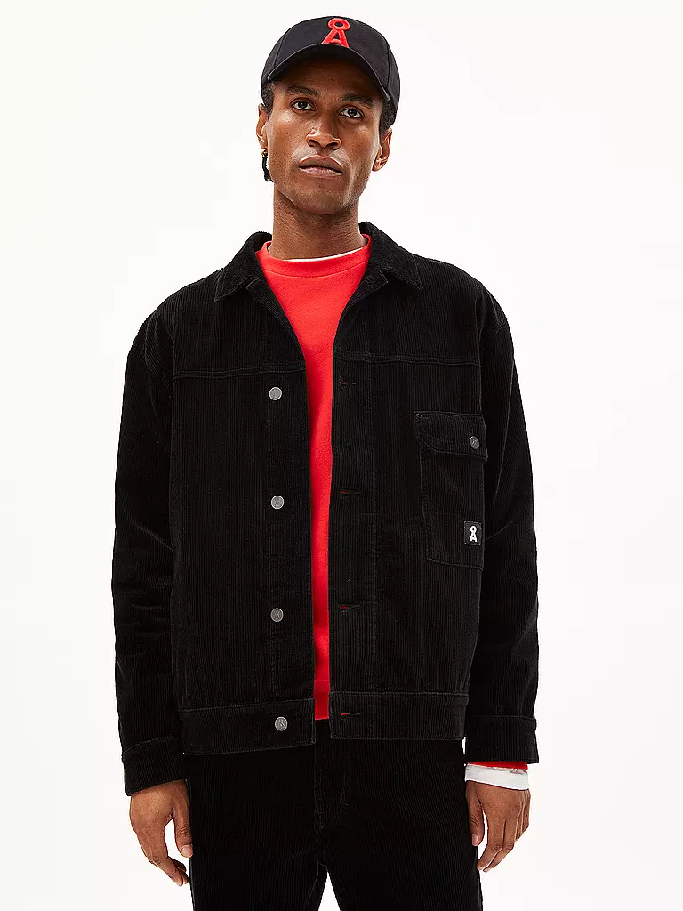 ARMEDANGELS | Overshirt AALEKSI CORDUROY J | schwarz