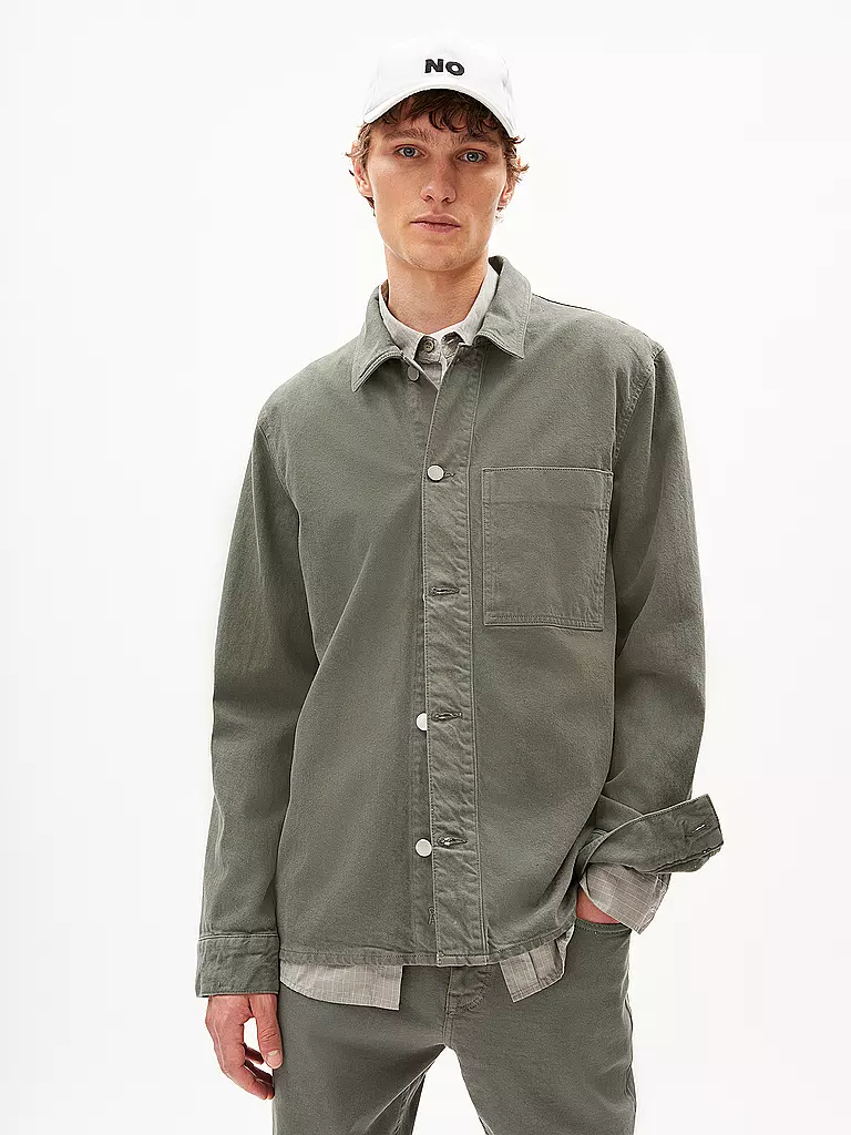 ARMEDANGELS | Overshirt FAARN GMT DYE | grün