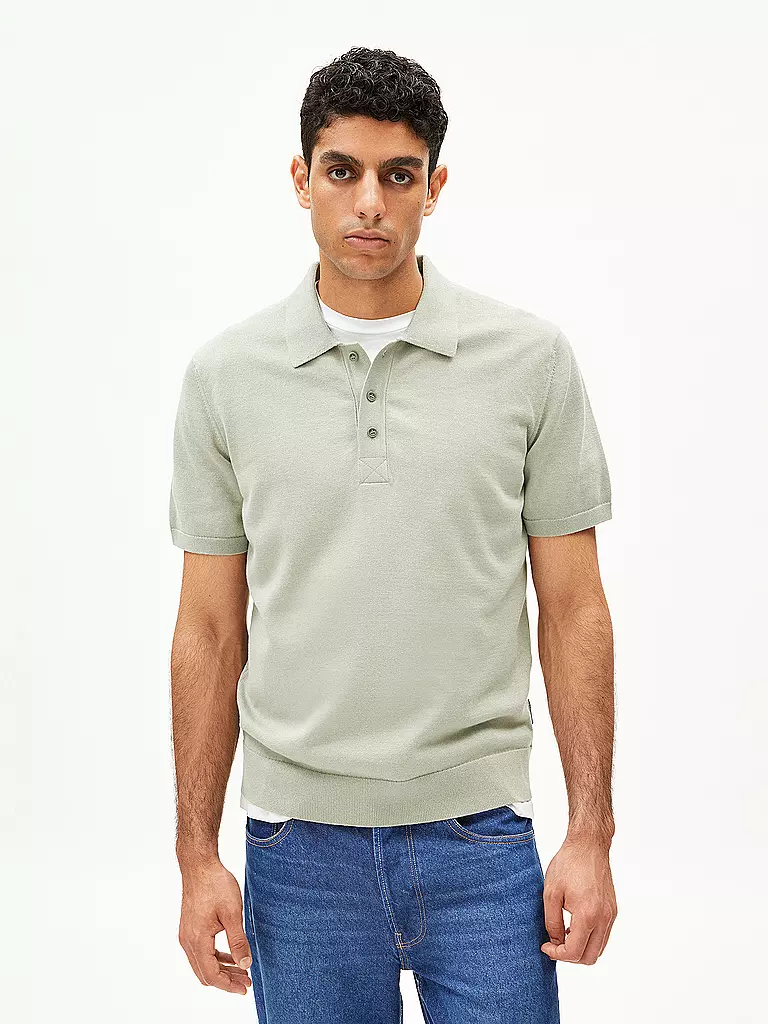 ARMEDANGELS | Poloshirt TAAKOS | hellgrün
