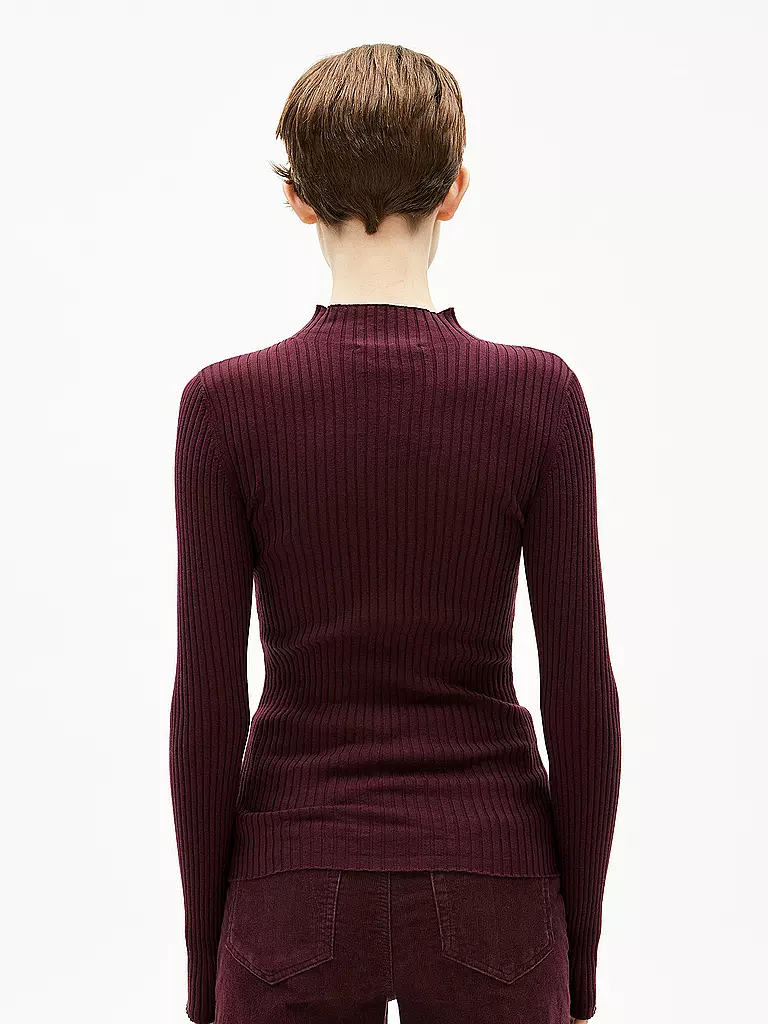 ARMEDANGELS | Pullover ALAANIA | dunkelrot