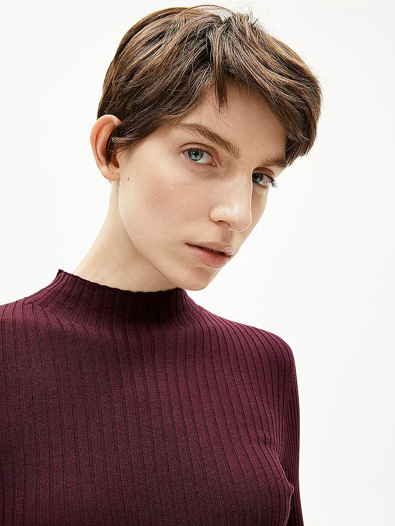 ARMEDANGELS | Pullover ALAANIA | dunkelrot