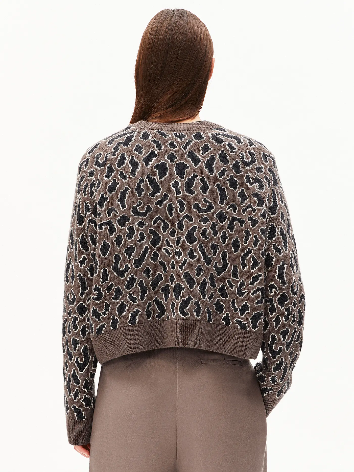 ARMEDANGELS | Pullover DILIRIAA LEOPAA  | camel