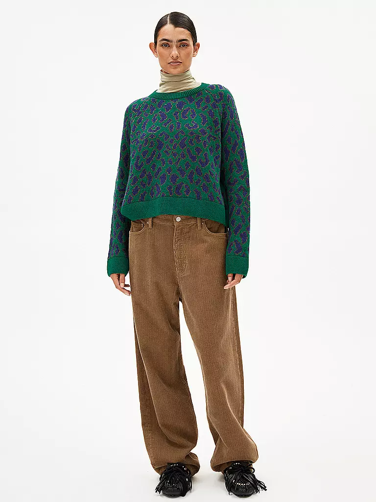 ARMEDANGELS | Pullover DILIRIAA LEOPAA | grün