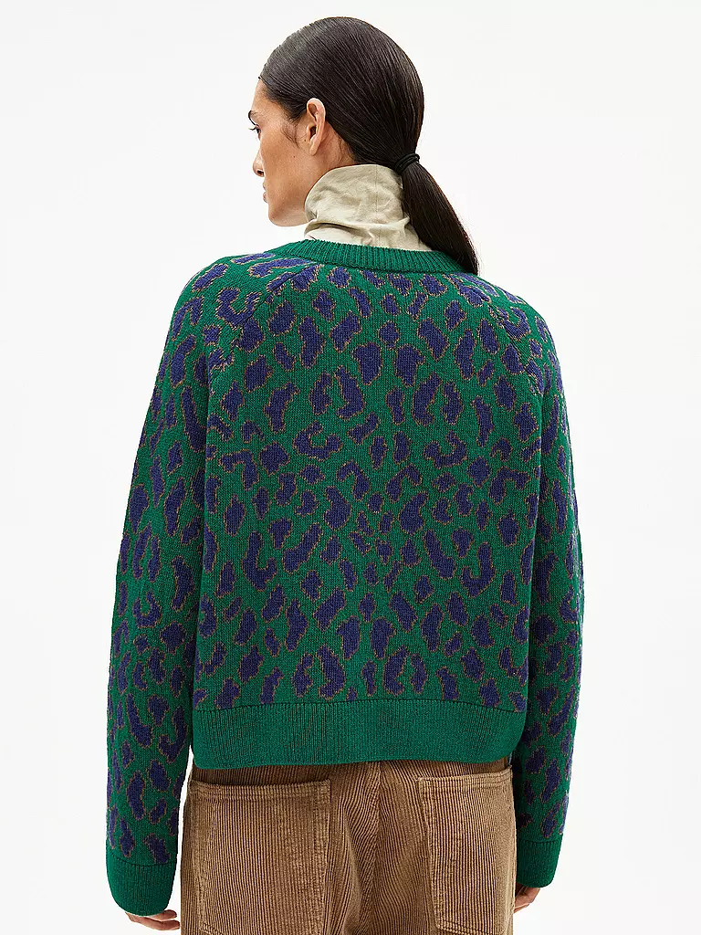 ARMEDANGELS | Pullover DILIRIAA LEOPAA | grün