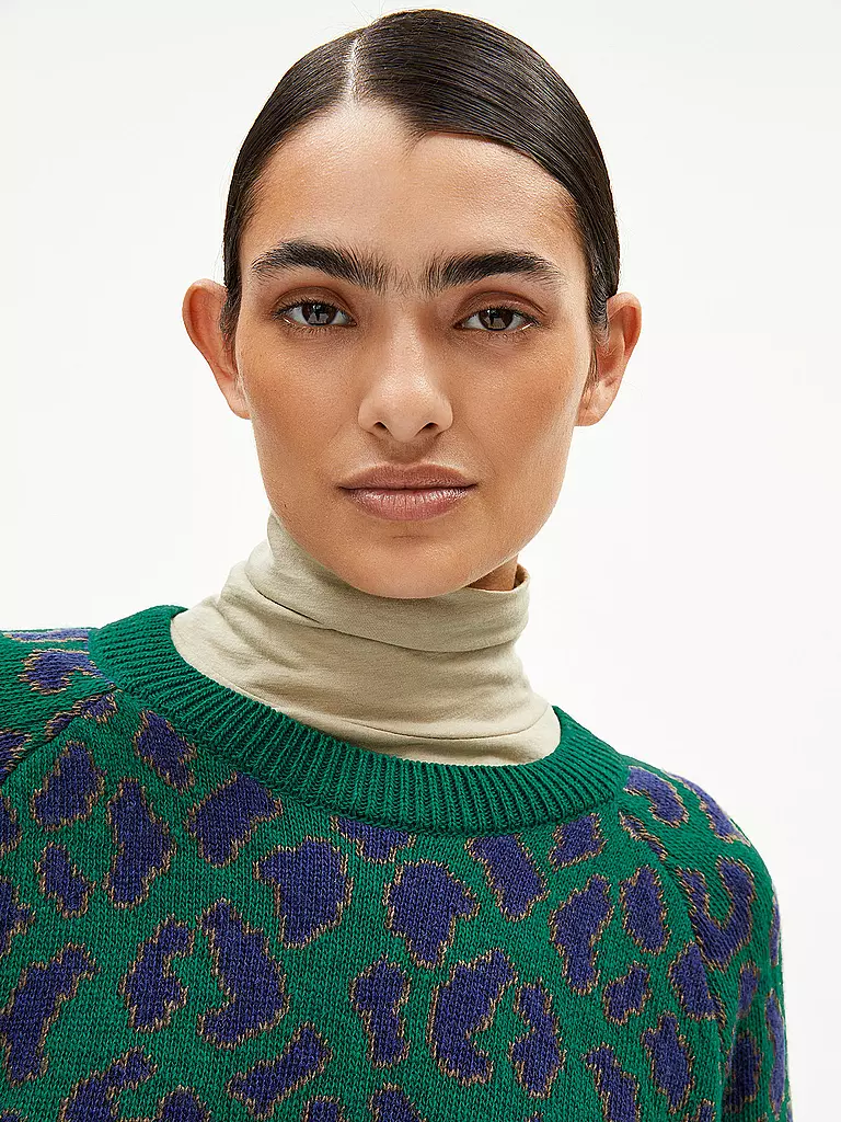 ARMEDANGELS | Pullover DILIRIAA LEOPAA | grün