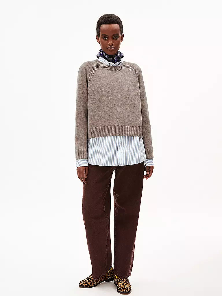 ARMEDANGELS | Pullover DILIRIAA REGLANA | camel