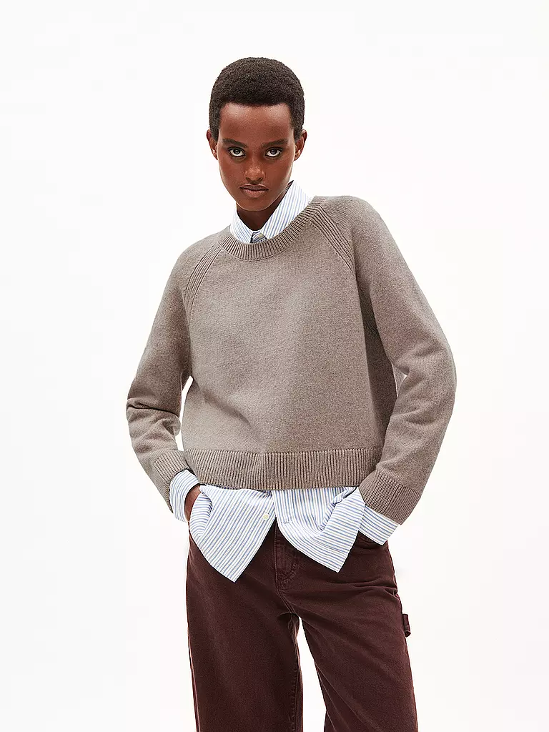 ARMEDANGELS | Pullover DILIRIAA REGLANA | camel
