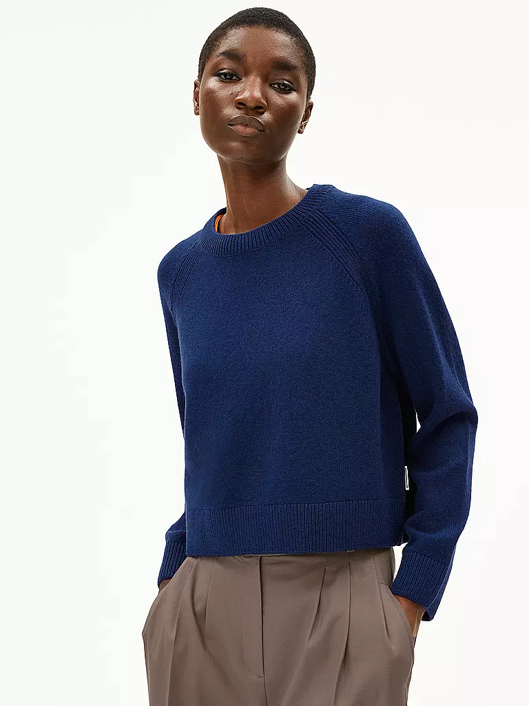ARMEDANGELS | Pullover DILIRIAA REGLANA | blau