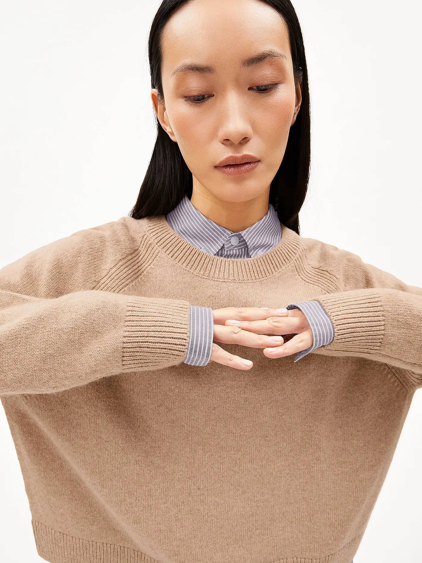 ARMEDANGELS | Pullover DILIRIAA REGLANA | camel