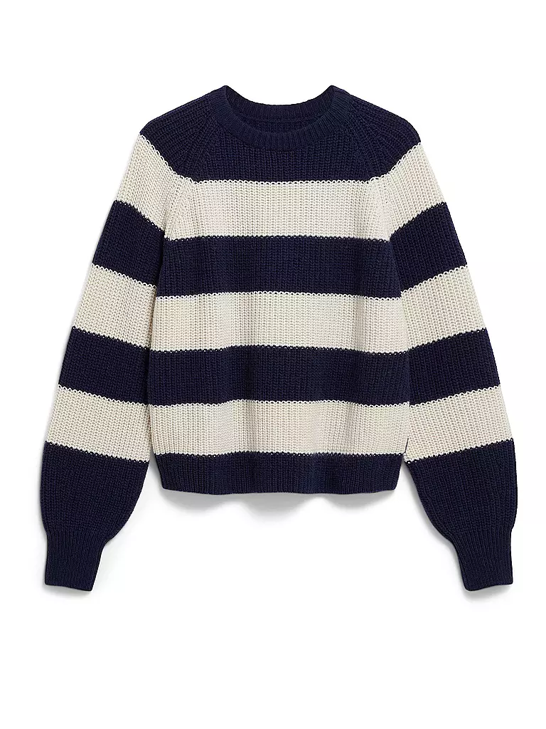 ARMEDANGELS | Pullover KAAGI STRIPES | dunkelblau