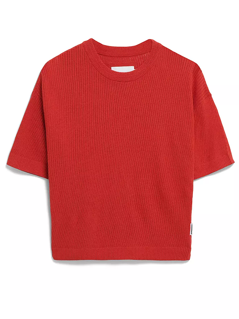 ARMEDANGELS | Pullover LIZAA LINO  | rot