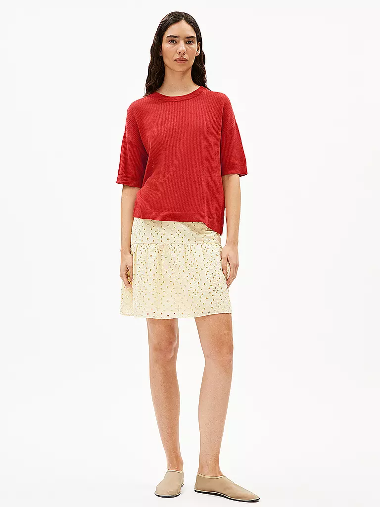 ARMEDANGELS | Pullover LIZAA LINO  | rot