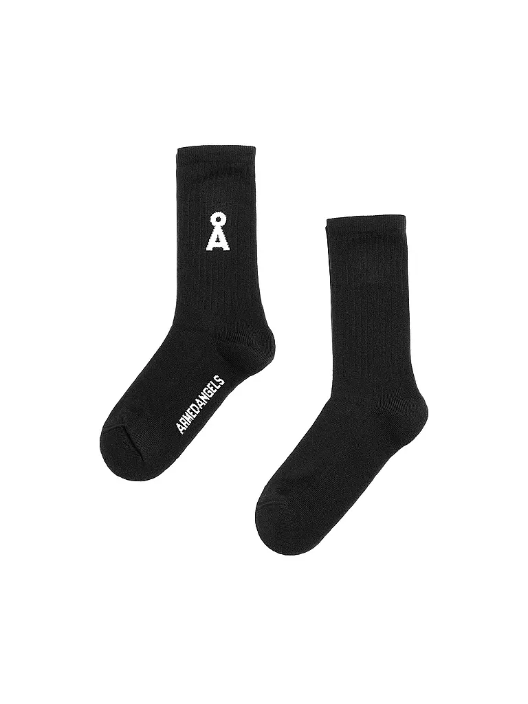 ARMEDANGELS | Socken SAAMU black | weiss