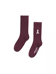 ARMEDANGELS | Socken SAAMUS BOLD space steel | beere