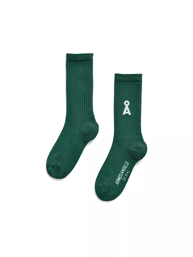 ARMEDANGELS | Socken SAAMUS BOLD emerald green | dunkelgrün