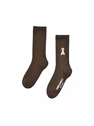 ARMEDANGELS | Socken SAAMUS BOLD space steel | braun